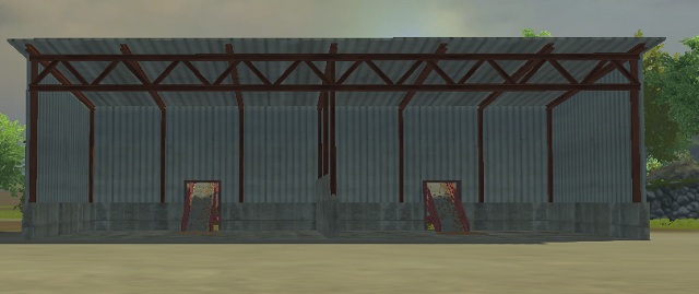 Storage buildings for sugar beets and potatoes. You can collect them from under a conveyor belt on the other side. - Locations and buildings - The basics - Farming Simulator 2013 - Game Guide and Walkthrough