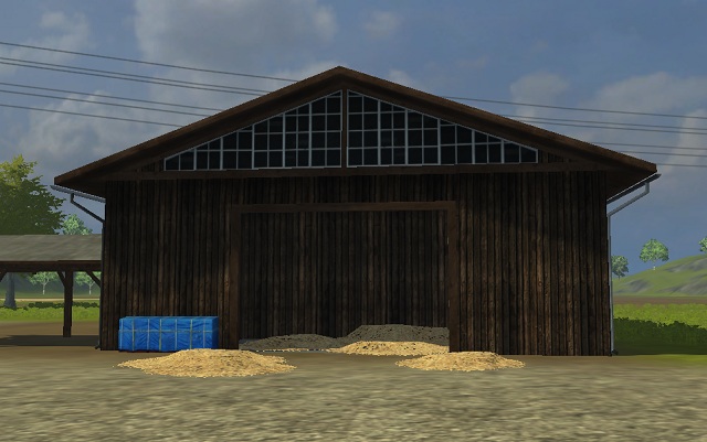 Selling station for straw and hay. Unload the trailer inside and you'll receive money. - Locations and buildings - The basics - Farming Simulator 2013 - Game Guide and Walkthrough