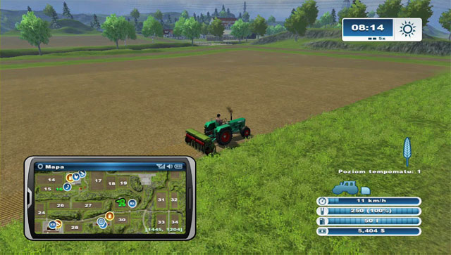 Sowing is a rather boring activity, so it's worth to hire someone to do it for you to save yourself the boredom. - First sowing - First steps - Farming Simulator 2013 - Game Guide and Walkthrough