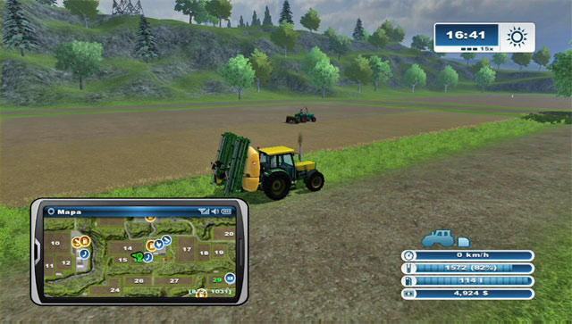 Have the sprayer always ready so that you can start spraying after the sowing is complete. - Further sowings, sprayings, harvestings and sale - Further steps - Farming Simulator 2013 - Game Guide and Walkthrough