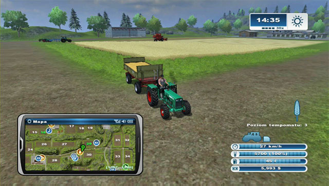 Always have a tractor with a trailer ready to collect the crops from the harvester. - Further sowings, sprayings, harvestings and sale - Further steps - Farming Simulator 2013 - Game Guide and Walkthrough