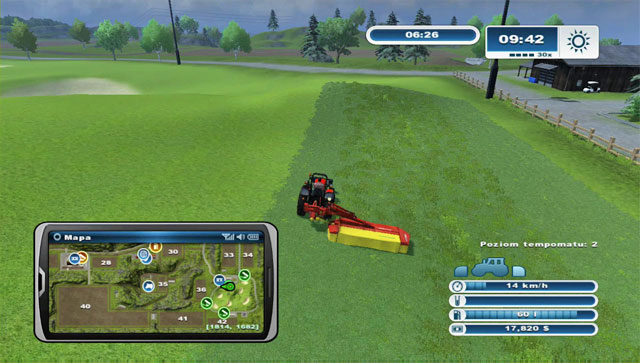 Later on it's worth changing the tractor to a better one. - Mowing grass - Missions - Farming Simulator 2013 - Game Guide and Walkthrough