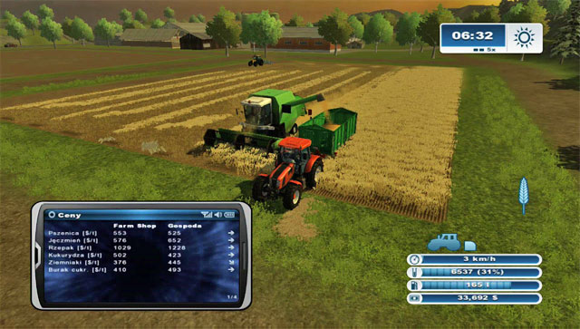 Together with the new combine, you effectiveness and comfort of harvesting will increase. - Buying a new harvester - Agriculture - Farming Simulator 2013 - Game Guide and Walkthrough