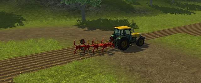The plow can be used both to combine and create new fields. - Grains - Agriculture - Farming Simulator 2013 - Game Guide and Walkthrough