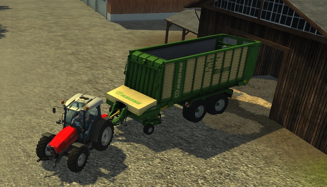 Unloading the collected straw at a selling station is a way to repair the state of our account. - Straw and grass - Agriculture - Farming Simulator 2013 - Game Guide and Walkthrough