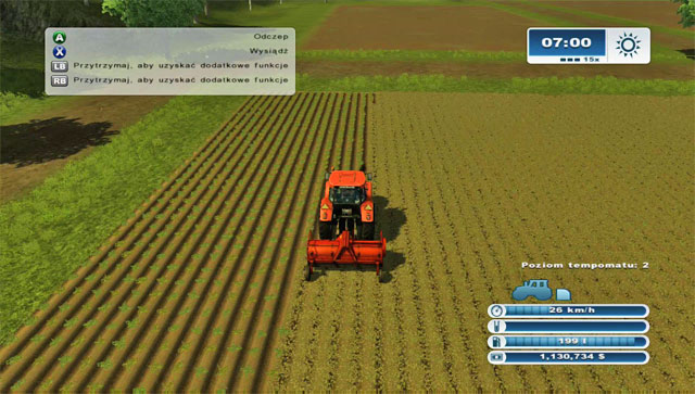 When using the topper the tractor can move rather fast, but the width is very limited. - Growing potatoes - Agriculture - Farming Simulator 2013 - Game Guide and Walkthrough
