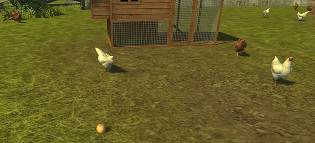 From time to time you're going to have to collect the eggs. - Chicken husbandry - Animal husbandry - Farming Simulator 2013 - Game Guide and Walkthrough
