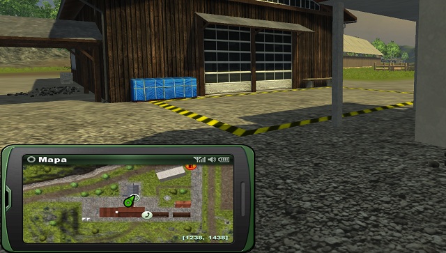 Wool selling station. All pallets within the indicated field will be sold. - Sheep husbandry - Animal husbandry - Farming Simulator 2013 - Game Guide and Walkthrough