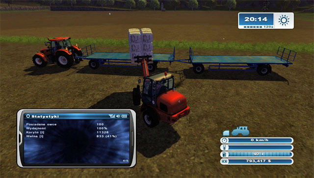 Load the pallets onto the trailers. - Sheep husbandry - Animal husbandry - Farming Simulator 2013 - Game Guide and Walkthrough