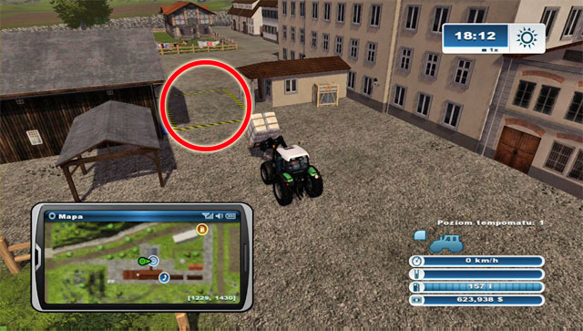In order to sell the pallets, you just have to drive into the marked point - the pallets will disappear and your money for it will be transferred onto your account - Sheep husbandry - Animal husbandry - Farming Simulator 2013 - Game Guide and Walkthrough