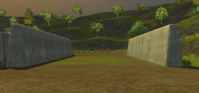 Here is where you store chaff or mowed grass to ferment it into silage. - Cow husbandry - Animal husbandry - Farming Simulator 2013 - Game Guide and Walkthrough