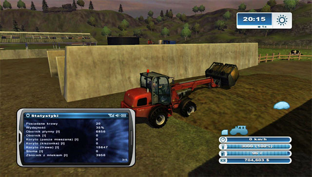 You need a proper implement for the loader to move silage - buy it. - Cow husbandry - Animal husbandry - Farming Simulator 2013 - Game Guide and Walkthrough