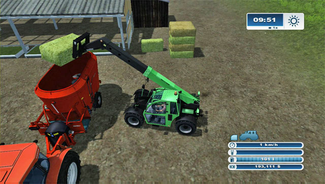 Put the proper ingredients into the mixer wagon to create perfect forage. - Cow husbandry - Animal husbandry - Farming Simulator 2013 - Game Guide and Walkthrough