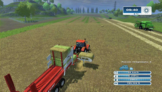 A trailer which gathers, arranges and unloads bales - very useful, but also very expensive. - Cow husbandry - Animal husbandry - Farming Simulator 2013 - Game Guide and Walkthrough