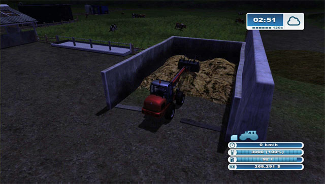 Each of the buildings has a manure container - it can hold 3000 l of manure. - Getting started - Constructing additional buildings - Farming Simulator 2013 - Game Guide and Walkthrough