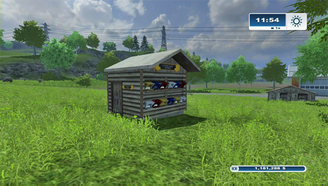 The beehouse is the first available building - Buildings - Constructing additional buildings - Farming Simulator 2013 - Game Guide and Walkthrough