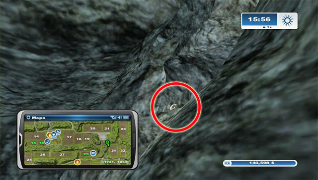 This is a rather hard horseshoe to find - Area D: horseshoes #37-#44 - Horseshoes - Farming Simulator 2013 - Game Guide and Walkthrough