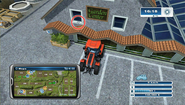 East of field 29 there' a gardening centre - Area D: horseshoes #37-#44 - Horseshoes - Farming Simulator 2013 - Game Guide and Walkthrough