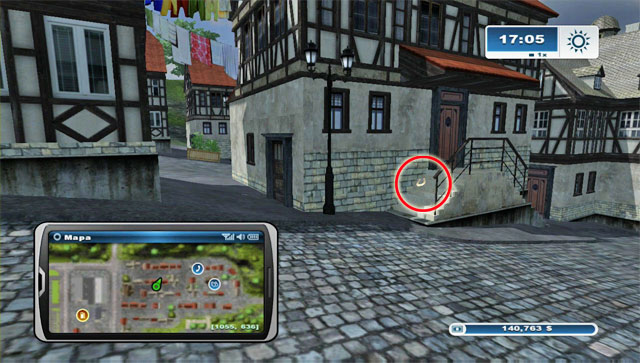 The horseshoe is on the building south of where #57 was - Area E: horseshoes #45-#61 - Horseshoes - Farming Simulator 2013 - Game Guide and Walkthrough