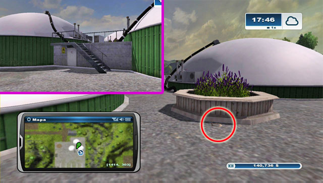 Firstly locate a staircase leading to the top of the building with three domes at the top - Area G: horseshoes #74-#89 - Horseshoes - Farming Simulator 2013 - Game Guide and Walkthrough