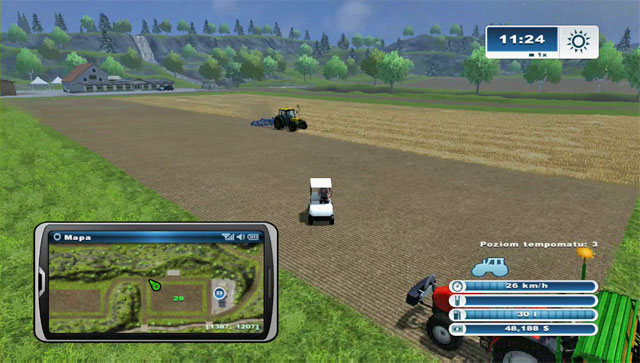 The golf cart, even once you obtain it, isn't accessible through the menu (jumping between vehicles) - Golf carts - Farming Simulator 2013 - Game Guide and Walkthrough