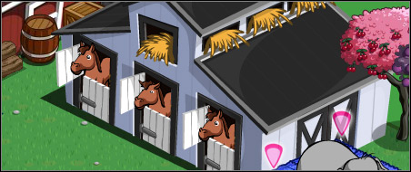 Horses have found a new home - a stable - Animals - Farm management - FarmVille - Game Guide and Walkthrough