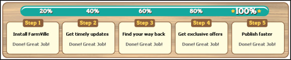 The second step will provide you with a small reward - Bunch of advice - Farm management - FarmVille - Game Guide and Walkthrough