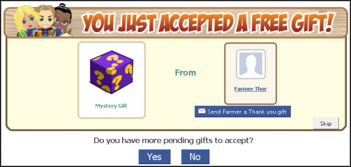 Maybe it is time to repay? - Gifts - Social aspects - FarmVille - Game Guide and Walkthrough
