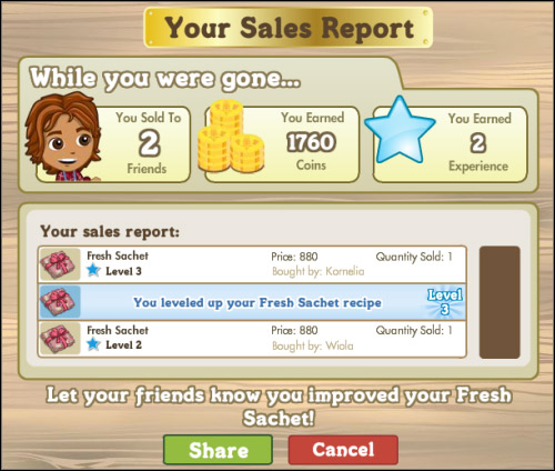 Someone just bought you goods - Crafting - p. 1 - Buildings - FarmVille - Game Guide and Walkthrough