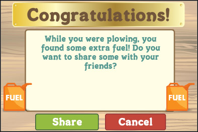 Fuel found during plowing - Vehicles - p. 1 - Others - FarmVille - Game Guide and Walkthrough