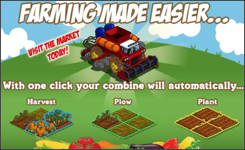 Combine advertisement - Vehicles - p. 2 - Others - FarmVille - Game Guide and Walkthrough