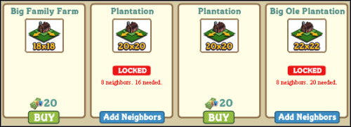 On your way to plantation - Farm upgrading - Others - FarmVille - Game Guide and Walkthrough