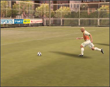 Slowing the pace can be done by pressing [C] - Dribbling - Movement on the pitch - FIFA 07 - Game Guide and Walkthrough