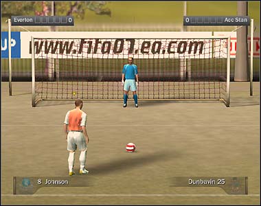If you're playing as a goalkeeper, use arrows to choose, in which direction the goalkeeper has to dash - Free kicks, corners and penalties - Movement on the pitch - FIFA 07 - Game Guide and Walkthrough