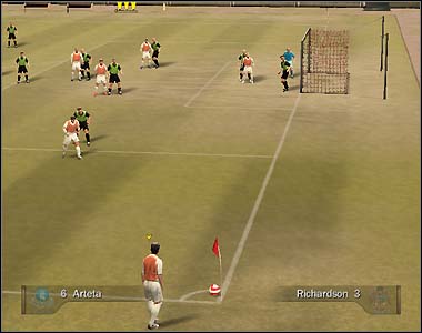 If you want to cross the ball, you must know how much power the shot requires - Free kicks, corners and penalties - Movement on the pitch - FIFA 07 - Game Guide and Walkthrough
