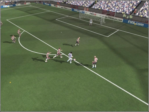 Good dribbler and striker is a big threat - Match - Be a Pro - FIFA 08 - Game Guide and Walkthrough