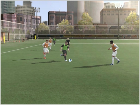 Striker in possession of the ball is a big threat - Defense play - Controls - FIFA 08 - Game Guide and Walkthrough