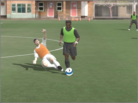 Second way is a traditional tackle - press [A] - Defense play - Controls - FIFA 08 - Game Guide and Walkthrough