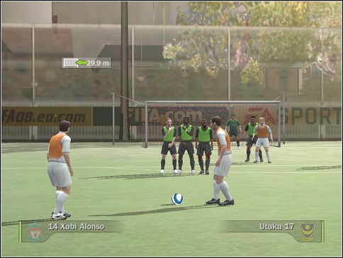 Although, you can call second player - Free kicks, penalties - Controls - FIFA 08 - Game Guide and Walkthrough