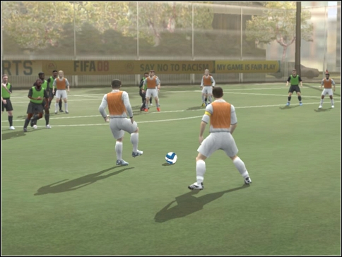 Additionally, player can roll the ball to free kick taker - Free kicks, penalties - Controls - FIFA 08 - Game Guide and Walkthrough