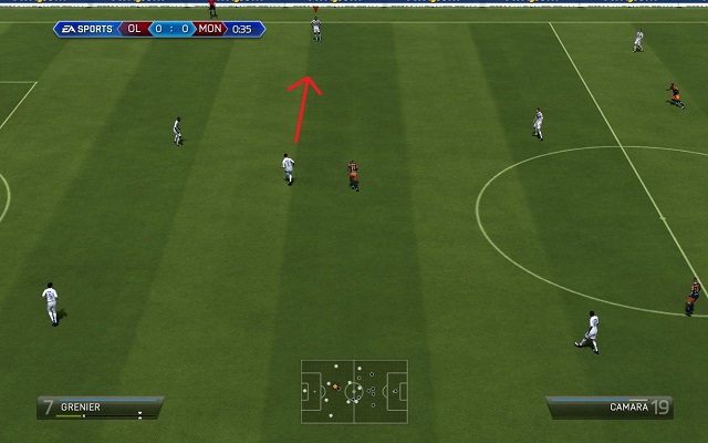 A short pass on the surface of the field is the easiest, and most reliable, way to pass the ball between players - Passing - Basic pieces of play - FIFA 14 - Game Guide and Walkthrough