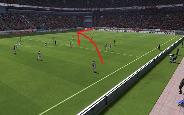 A great way of using the width of the field is a quick lob to the other side - it's difficult and requires much precision, but at the same tame it lets you easily surprise the enemy' defence - How to effectively use the flanks? - Offense - FIFA 14 - Game Guide and Walkthrough