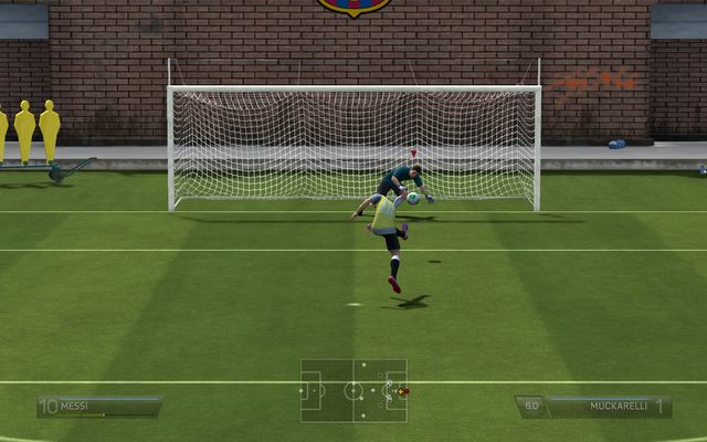 The easiest way of using a penalty is of course a strong kick into one of the corners - Penalty kicks - Set pieces - FIFA 14 - Game Guide and Walkthrough
