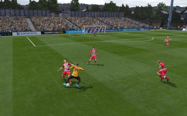 Sliding tackle is a quite risky yet effective option if you want to stop an opponent with the ball; however, it is necessary to assess your chances of succeeding - Basic techniques - Defense - FIFA 16 - Game Guide and Walkthrough