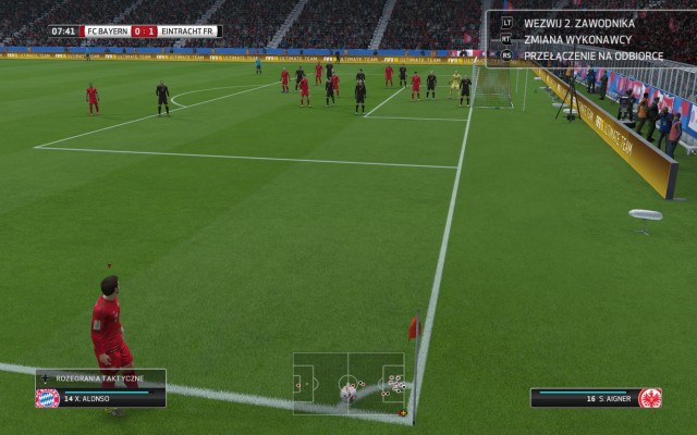 Low corner kick comes in handy if it leads to playing the ball into the short corner of the goal, where, with a dynamic kick, you can surprise the goalie - Corner kick - Set pieces - FIFA 16 - Game Guide and Walkthrough