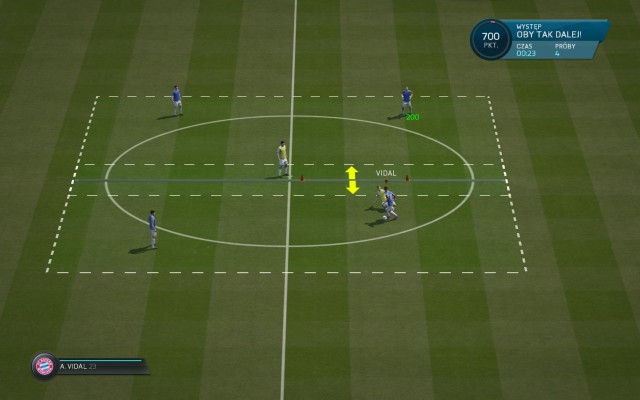 This time, you need to exchange as many passes between the players, on both sides of the area, as possible - Passing - Skill games and practice - FIFA 16 - Game Guide and Walkthrough