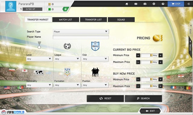 The main Transfers panel - Club Management - FIFA Ultimate Team - FIFA World - Game Guide and Walkthrough