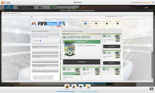 The more the better - a simple rule when buying FIFA Points - FIFA Points - FIFA World - Game Guide and Walkthrough