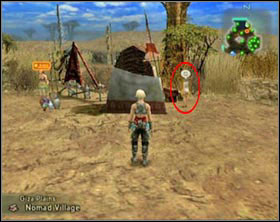 In Giza Plains run straight forward and you'll find yourself in the Nomads Village - Giza Plains - Part I - Final Fantasy XII - Game Guide and Walkthrough