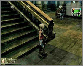 You'll get to know that servants aren't allowed to go upstairs, but after the cut-scene try even so - Royal Palace - Part I - Final Fantasy XII - Game Guide and Walkthrough